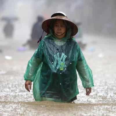 River floods Hanoi as Typhoon Yagi leaves 179 dead