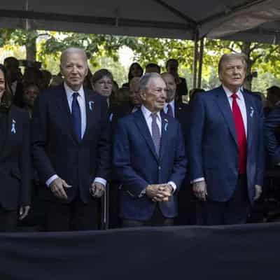 Biden, Harris, Trump and Vance visit September 11 sites