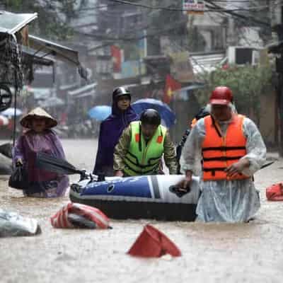 Floods, landslides hit Vietnam as typhoon toll hits 197