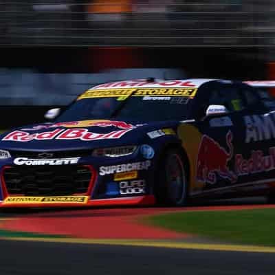 Brown navigates wet to edge Waters for Sandown 500 pole