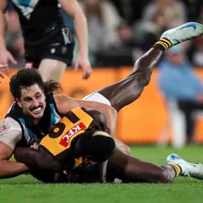 Power pair's tackles cleared, Rioli fined for staging