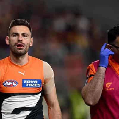 Coniglio subbed out of AFL final after head knock