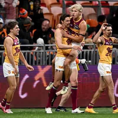 Lions roar into AFL prelim with stunning win over GWS