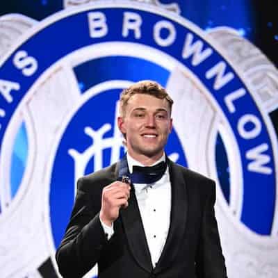 Cripps has record vote haul for second AFL Brownlow