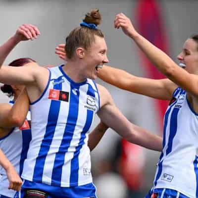 Kangaroos crush Blues in record 69-point AFLW win