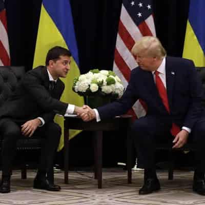 Trump to meet Zelenskiy after Harris pledges support