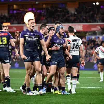 Melbourne beat Roosters to reach NRL grand final