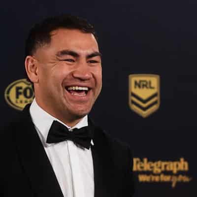 Impromptu haka leaves Hughes with a tear after Dally M