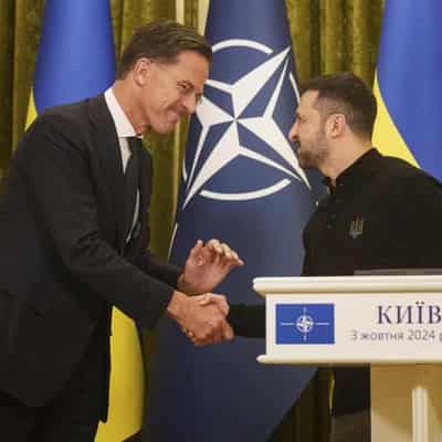 Mark Rutte visits Ukraine in first trip as NATO chief