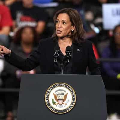 Firefighters host Harris but douse hopes of endorsement