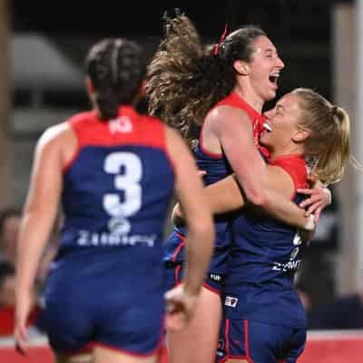 Demons shock 'shabby' Crows in AFLW thriller