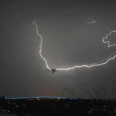 Ceilings collapse, snow-like hail after wild weather