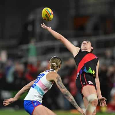 Essendon grind out win to go seventh in AFLW