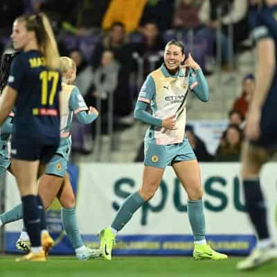 Three Matildas score as Man City, Arsenal win in Europe