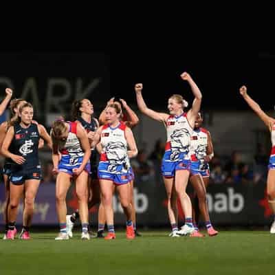 Dogs belt Blues, end AFLW goal drought