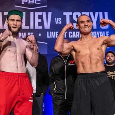 Tszyu lands psychological blow at world title weigh-in