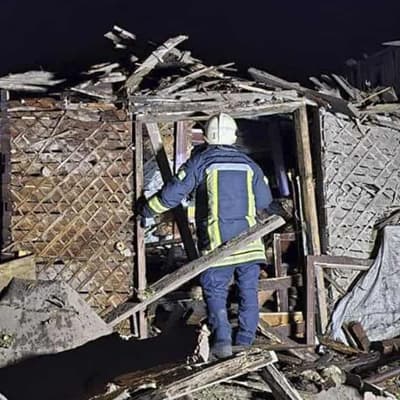 Russian drones pound Kyiv for second night in a row