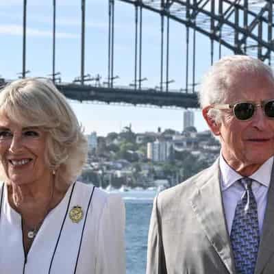 King Charles and Queen Camilla touch down in Samoa