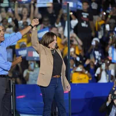 Springsteen, Obama rally 20,000 for Harris in Georgia