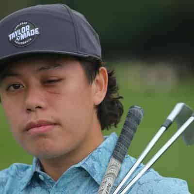 Blinded golf prodigy opens up about freak on-course hit