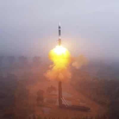 N.Korea in record test of new ballistic missile