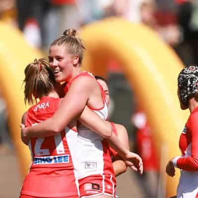 Swans blitz Eagles in last game to break losing streak