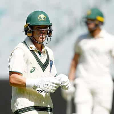 Aussies win, but Test hopes fail to bring their A game