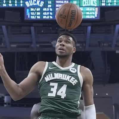 Celtics' Brown in no mood for joking Giannis in NBA win