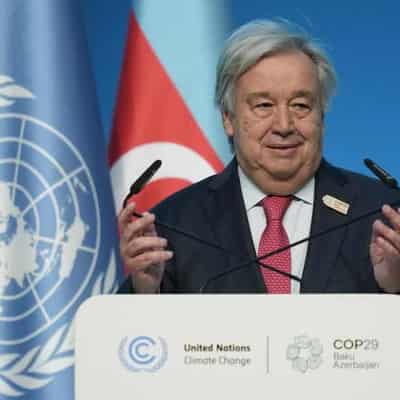 Pay up or face climate disaster, UN chief warns summit