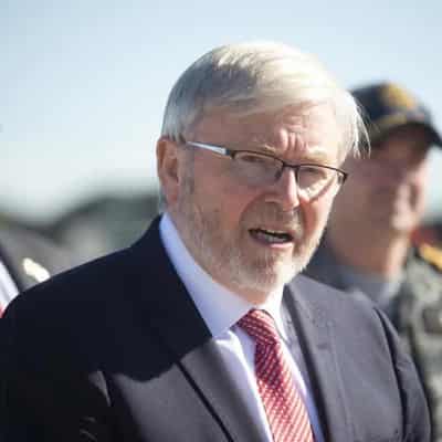 Trump will 'hopefully' forgive Kevin Rudd: opposition