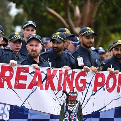 'Deserted': police begin first strikes in over 20 years