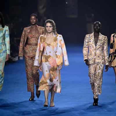 Indigenous designers hit the end of fashion week runway