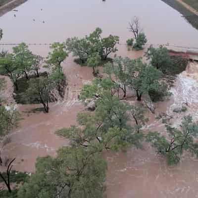 Town struck by flash flooding after sudden deluge