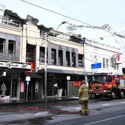 Nightclub goes up in flames in suspicious blaze