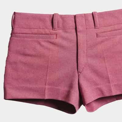 Premier's very short pink shorts star at gallery show