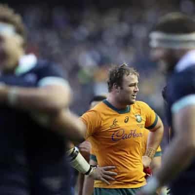 Wallabies' slam hopes slayed by Scots at Murrayfield