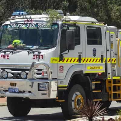 Volunteer firefighters injured as blaze flares up