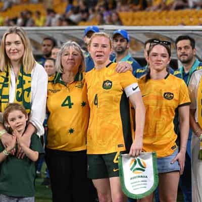 Tears flow as Polks gets Matildas farewell in Brisbane