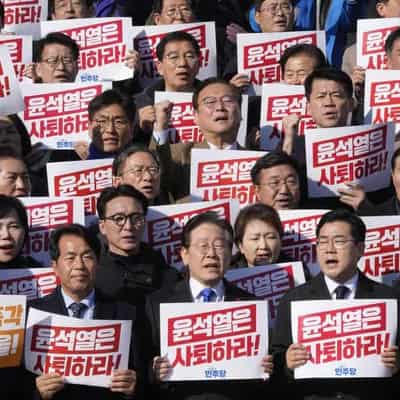 Opposition move to oust S.Korea's Yoon over martial law