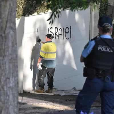 Jewish community reels after 'cowardly' graffiti attack