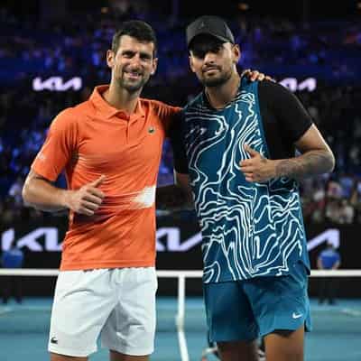 'Doubles trouble' as Kyrgios and Djokovic team up