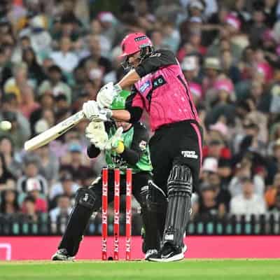 Vince century hits Sixers to win over Stars