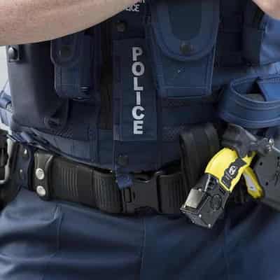 Knife-wielding man Tasered and shot by police