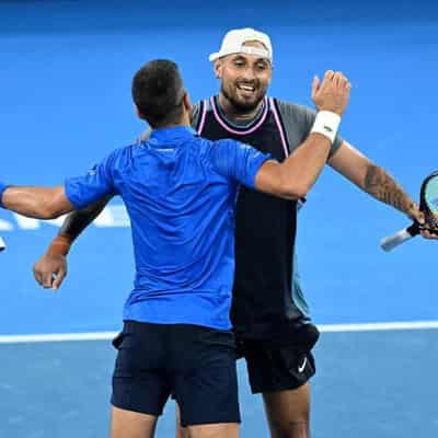 Kyrgios returns with dazzling doubles win with Djokovic