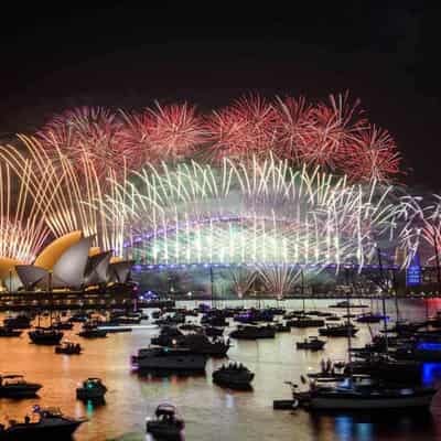 New year welcomed with dazzling fireworks displays