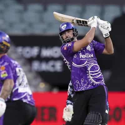 Tim David blasts Hobart Hurricanes to four in a row