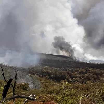 'Too late to leave': Tourist warning as bushfire burns