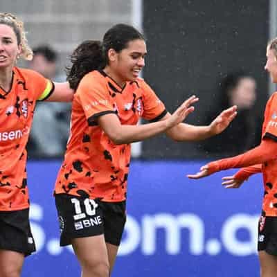 Teenage star Kuilamu nets twice in Brisbane Roar win