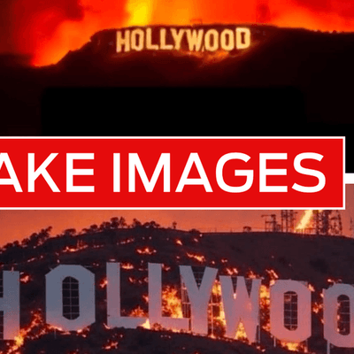 No, the Hollywood sign has not burned in LA wildfires