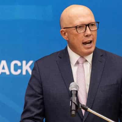 Dutton makes personal pitch at coalition campaign rally